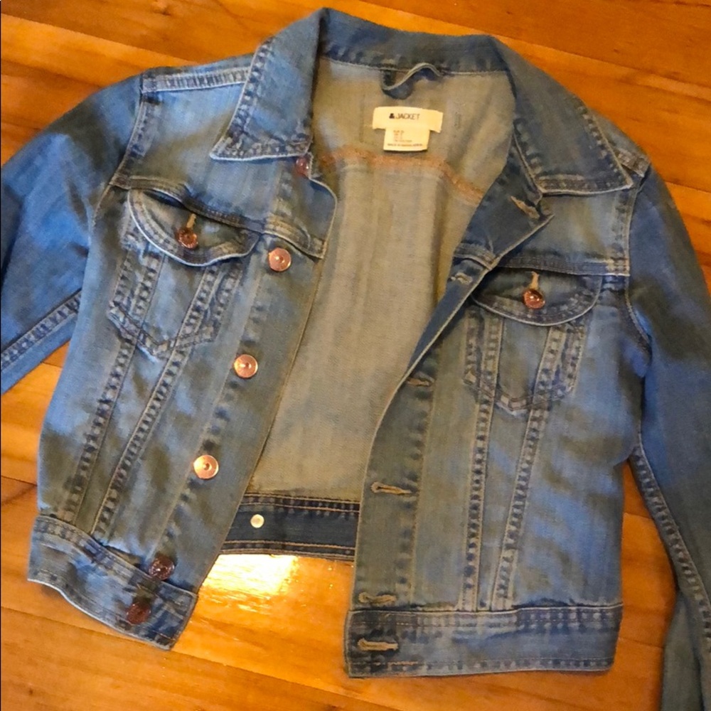 H&M Cropped Denim Jacket